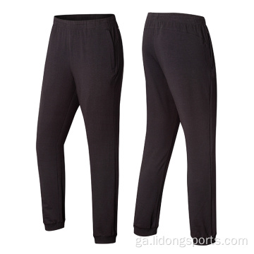 Brístí mens taobh pants fada zip pants fada